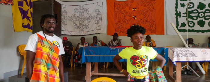 Saamaka youth shares knowledge about governance and land rights with their villages